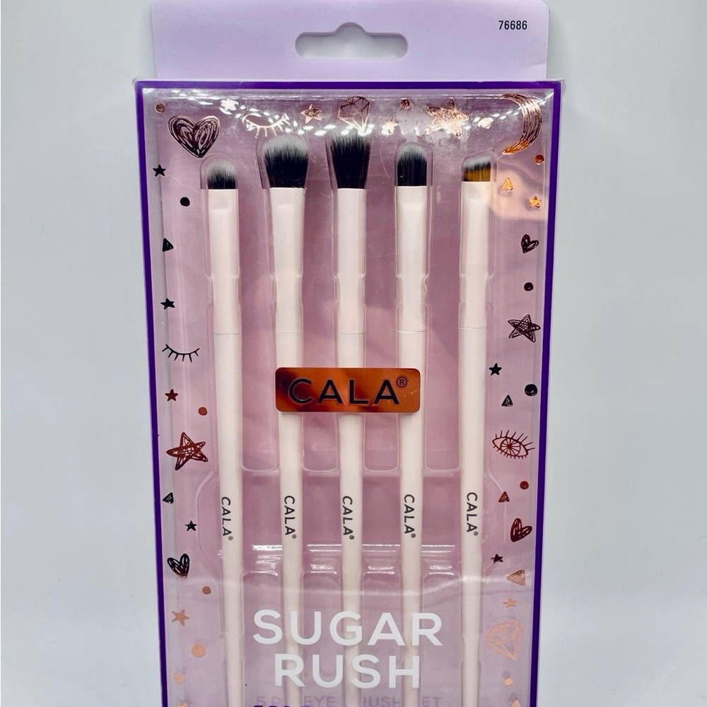 CALA Sugar Rush Eye Brush Set - Pink
